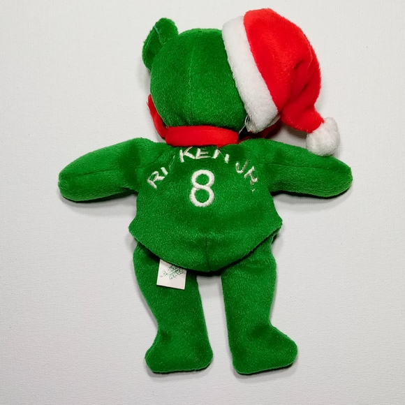 1998 Salvino's Bamm Beano #8 Cal Ripkin Jr Premium Christmas Bear - Picture 6 of 7